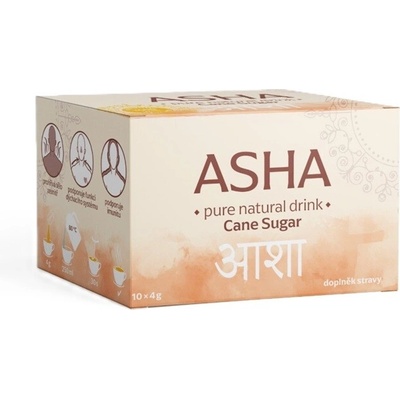 ASHA Bylinný nápoj s cukrom 10 x 4 g