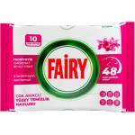  Fairy, Мокри кърпички за мултиповърхностно почистване Pink, 10 бр