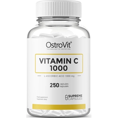 OstroVit Vitamin C, 1000 mg, 250 капсули, OstroVit