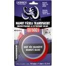 Den Braven High Tack Clear Obojstranná páska 19 mm x 1 mm x 2,5 m