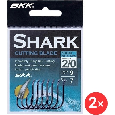 BKK Háček Chinu-R Shark Velikost 4/0 2 × 7 ks