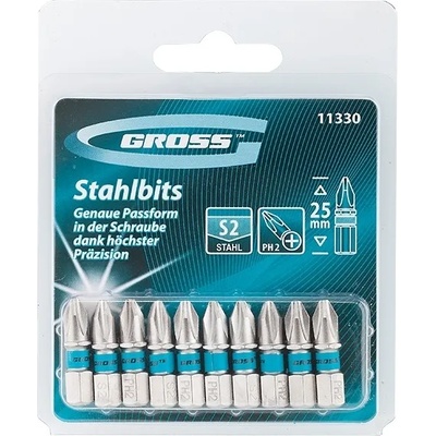 GROSS PH2 x 25mm 1/4" (11330)