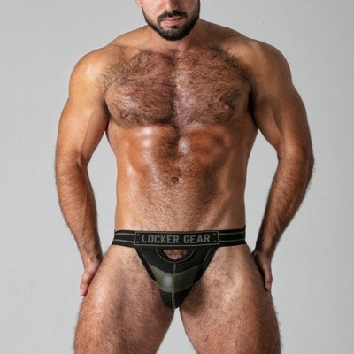 Jocksy Locker Gear LK0120 Watch It Hard Jockstrap khaki – Sleviste.cz