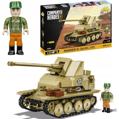 COBI 3050 Company of Heroes 1:35 Německý stíhač tanků Sd.Kfz. 139 MARDER III