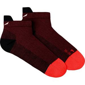 Salewa Дамски туристически чорапи Salewa Women's MTN TRN All Mountain Low Sock Walking socks - Syrah - размер 36-38 (EU) (201-4852-0412)
