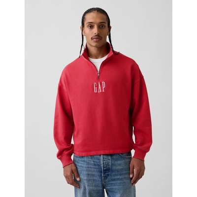 Gap Oversize mikina s logem Heavyweight Červená
