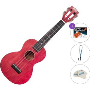 Mahalo ML2CR Standard SET Cherry Red Концертно укулеле (ML2CR-STANDARD-SET)