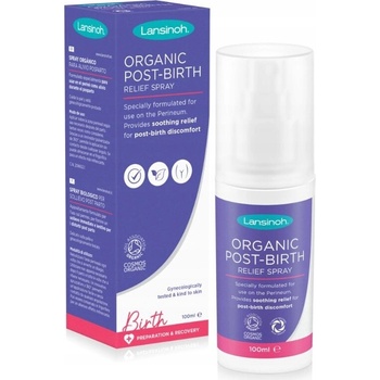 Lansinoh organický upokojujúci sprej na hrádzu po pôrode 100 ml