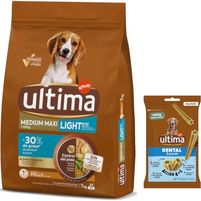 Ultima Medium Maxi Light Adult Chicken 7 kg