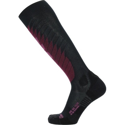 UYN Lyžiarske ponožky Ski One Biotech Black/Purple