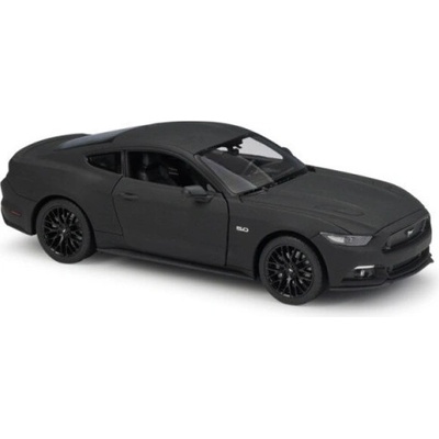 Welly MOQ Ford Mustang GT 2015 matt černá 1:24