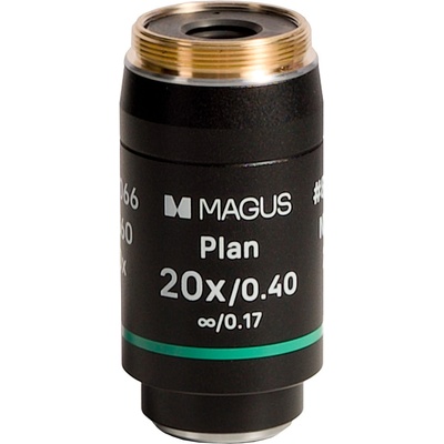 MAGUS Обектив MAGUS 20PL60 Plan 20х/0, 40 ∞/0, 17 H 60 mm (85066)