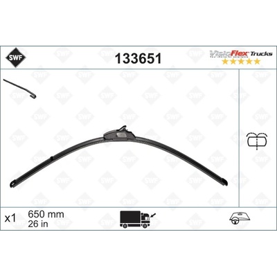 SWF se spojlerem VisioFlex 650 mm SWF 133651