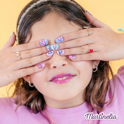 Martinelia Super Girl Nails umelé nechty pre deti 10 ks