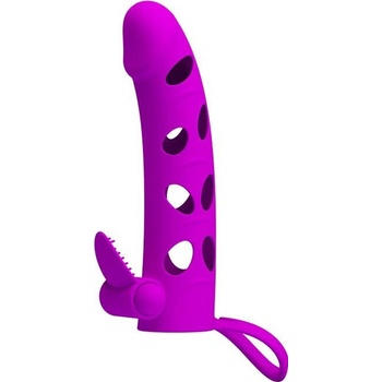 Pretty Love - Vibračný návlek na penis s guličkovým popruhom