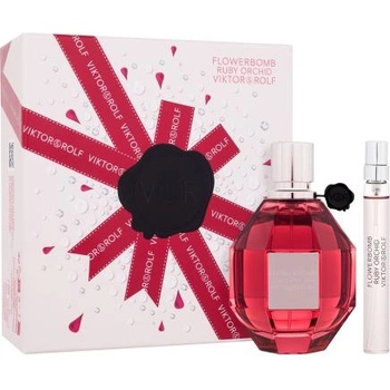 Viktor & Rolf Flowerbomb Ruby Orchid подаръчен комплект: EDP 100 ml + EDP 10 ml за жени