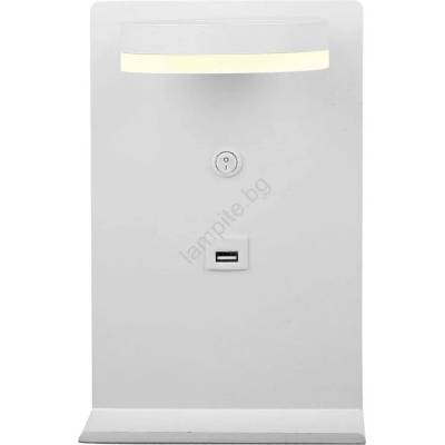 Candellux Led Стенна лампа със зарядно устройство compact led / 4w / 230v (ca0247)