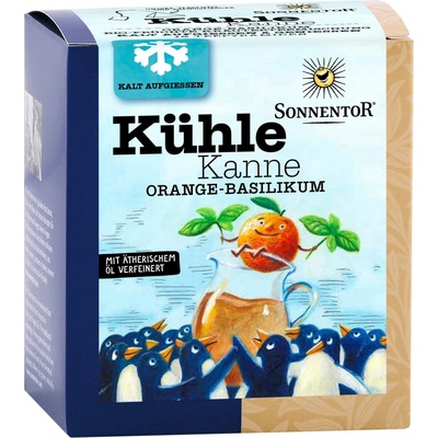 Sonnentor Ledový džbánek Černý čaj a Rooibos bio 16 x 2,5 g