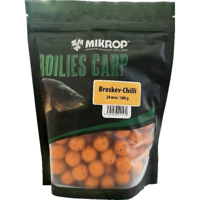 MIKROP Boilies Carp pre ryby 500g 20mm Jahoda