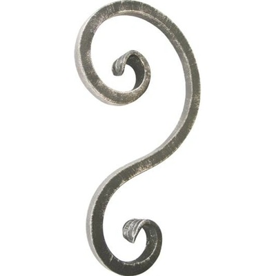Element tvarovaný,kovaný prvek 230x120/60, 12x12mm