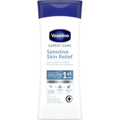 Vaseline Intensive Care Sensitive Skin Relief хипоалергенен лосион за тяло за чувствителна и суха кожа 400 ml унисекс