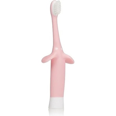 Dr. Brown's Първа четка за зъбки и венци Dr. Brown's - Розова (72239303627)