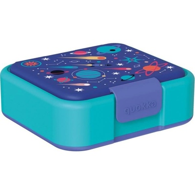 Quokka Twist Delený plastový box na jedlo Space 40262