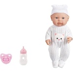 Teddies Бебе с биберон и шише 25см твърдо тяло в кутия 26x15x10см (00120035)