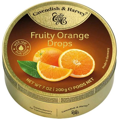 Cavendish & Harvey Fruity Orange Drops 200 g
