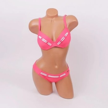 Image 1 of Розов дамски бански с чашка b