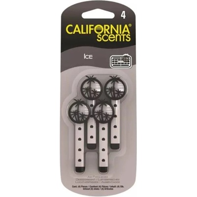 California Scents Vent Stick Ice 4 ks