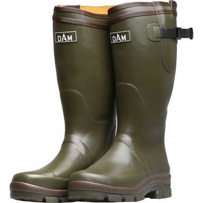 DAM rybárska obuv Flex Neoprene Rubber Boots Green