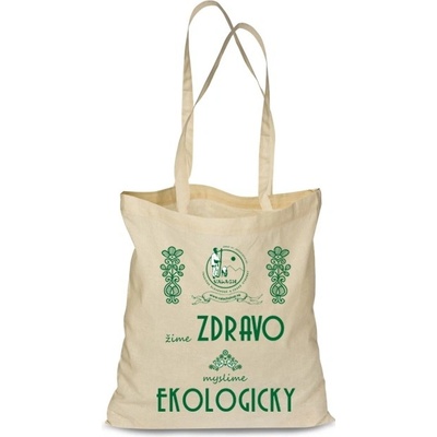 Plátená EKOlogická taška - dlhá rúčka