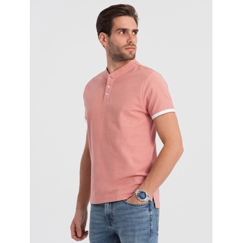 Ombre Clothing Старо розово мъжко поло Ombre Clothing Ombre Clothing | Rozov | МЪЖЕ | XXL