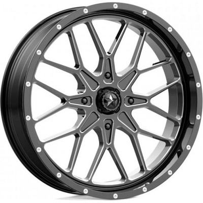 MSA OFFROAD M45 PORTAL 7x15 4x137 ET10 gloss black milled