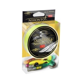 Mikado šnúra Nihonto Octa Braid Yellow 150m 0,40mm 39,8kg