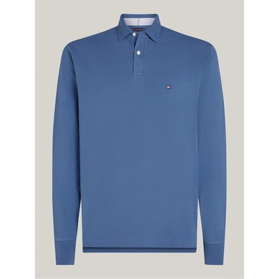 Tommy Hilfiger Блуза с яка Tommy Hilfiger 1985 Long Sleeve Polo Shirt - Aegean Sea DBZ
