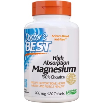 Doctor's Best Magnesium, 120 таблетки, Doctor's Best
