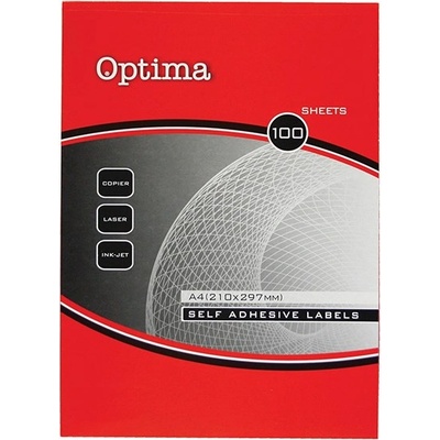 Optima Етикет OPTIMA 32143 192x70mm 400 етикета/кутия 100 листа/кутия (32143)