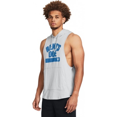 Under Armour mikina s kapucňou UA Pjt Rck Rents Due SL HD GRY 1383303 011