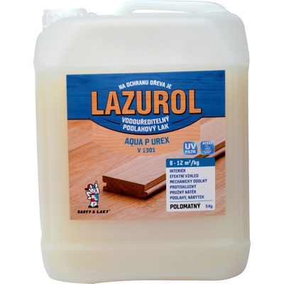 Lazurol Aqua P Urex V1301 5 kg polomatný