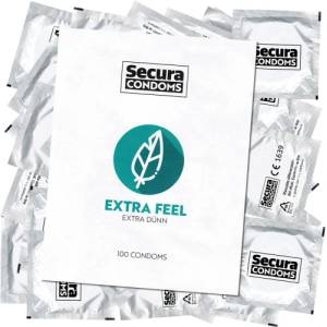 Secura 100 бр. Тънки презервативи Secura Extra Feel - sexo