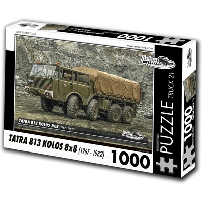 RETRO-AUTA TRUCK č.21 Tatra 813 Kolos 8x8 1967-1982 1000 dílků