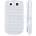 BlackBerry Torch 9800/9810 Твърд Капак Бял + Протектор