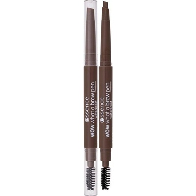 Essence WOW What a Brow ceruzka na obočie s kefkou 03 Dark Brown 0,2 g