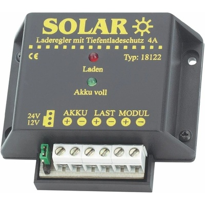 IVT PWM Seriell 12/24 solární regulátor nabíjení série 12 V, 24 V 4 A