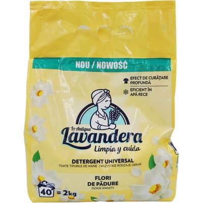 Lavandera Prací prášok Flores Silvestres 2 kg 40 PD
