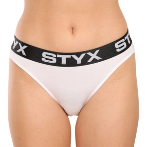 Styx Дамски панталонки Styx спортна гума бели Styx | Byal | ЖЕНИ | S