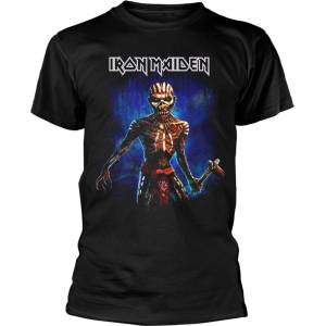 Iron Maiden Axe Eddie Book of Souls European Tour V. 2 (Back Print) Black XL Риза (IMTEE65MB04)
