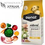 OWNAT Classic Lamb Rice - Натурална суха храна, с пряснo агнешко месо, за пораснали кучета от всички породи - 20 кг, Испания - 109035